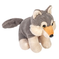 Wild Republic Pocketkins Eco Wolf 13cm Soft Plush Toy