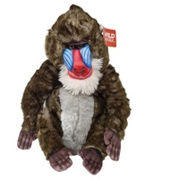 Wild Republic Mandrill Monkey Artist Collection Large 38cm Soft Plush Toy