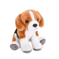 Wild Republic Pocketkins Eco Beagle 13cm Soft Plush Toy