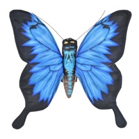 Wild Republic Plush Toy - Finger Puppet Ulysses Blue Butterfly 18cm