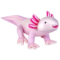 Wild Republic Cuddlekins Eco Axolotl Jumbo 120cm Total Length Soft Plush Toy