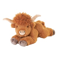 Wild Republic Ecokins Highland Cow 30cm Soft Plush Toy