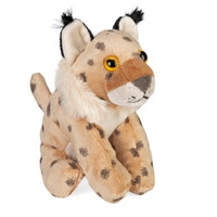 Wild Republic Pocketkins Eco Lynx 13cm Soft Plush Toy