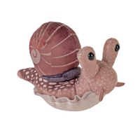 Wild Republic Pocketkins Eco Snail 13cm Soft Plush Toy