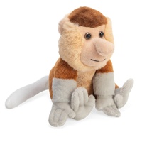 Wild Republic Pocketkins Eco Proboscis Monkey 13cm Soft Plush Toy