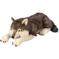 Wild Republic Plush Toy - Cuddlekins Jumbo Wolf 76cm