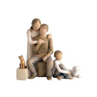 Willow Tree Family You & Me Caring Child Love My Cat Light Dog by Susan Lordi