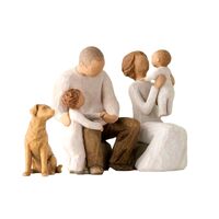Willow Tree Family Grandmother Grandfather Love My Dog (Light) by Susan Lordi