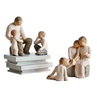 Willow Tree Family Grandfather Grandmother Inquisitive Thoughtful Child by Susan Lordi